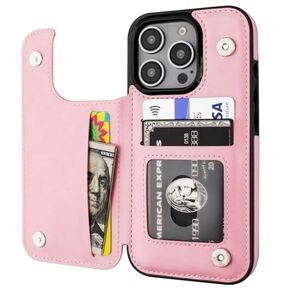 iPhone 14 Pro Wallet Case Card Holder